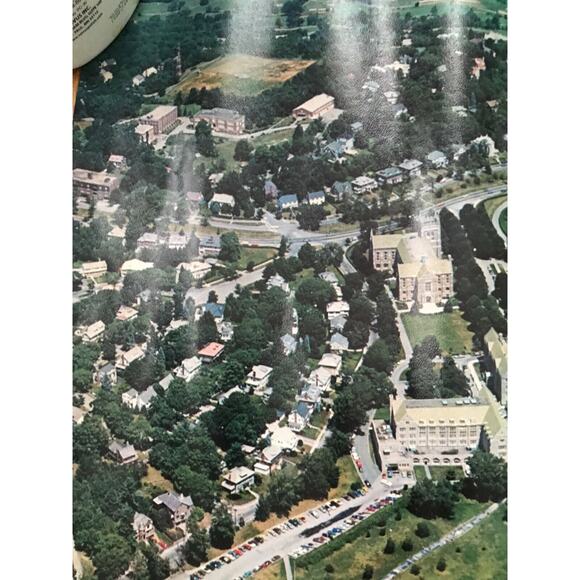 Vintage 1960's 70s Arial View Boston College Football Field ? Poster 17" x 22" - Picture 4 of 7